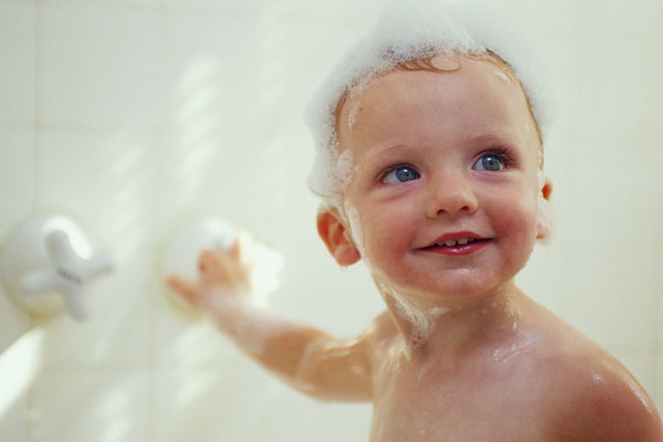 using Daisy baby shampoo and body wash