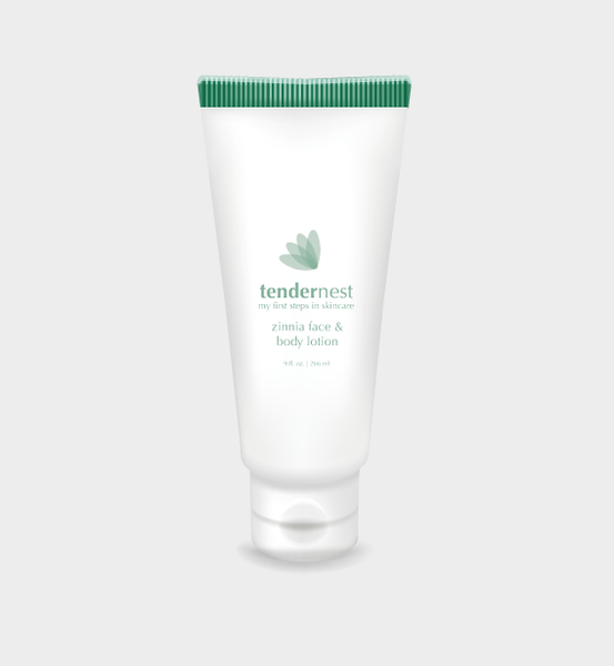 Zinnia baby face and body lotion